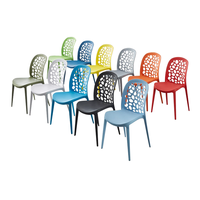 Chaise de salle à manger empilable en plastique, vente en gros d'usine - Style contemporain de luxe pour la maison, l'hôtel, le restaurant et le café