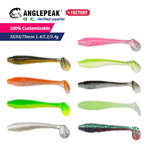 <span class=keywords><strong>Leurre</strong></span> <span class=keywords><strong>souple</strong></span> artificiel en PVC <span class=keywords><strong>pour</strong></span> la pêche en eau douce, 5,5 cm, 6,5 cm, 7,5 cm, 1,4 g, 2,2 g, 3,4 g, queue en T, <span class=keywords><strong>pour</strong></span> achigan, rockfish, snapper - Product Image 6