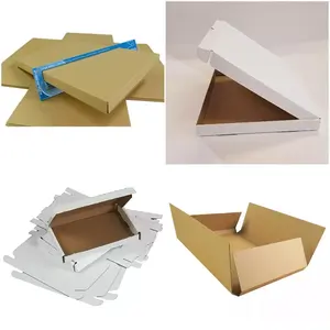 Eco Friendly Custom Corrugated Paper Packaging Box Cardboard Postage Shipping Boxes Large Letter Size