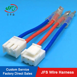 Rangkaian Kabel Terminal 2-Pin JST VHR Kustom 316253524 dengan Inti Tembaga Isolasi PVC Tegangan Terukur 600V - Product Image 3