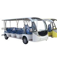 La navette guidée électrique spéciale 14 d'autobus du luxe 72V place pour le touriste nouveau et à extrémité élevé