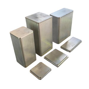 アルミ製エンドキャップアルミ製スクエアエンドキャップアルミ製長方形エンドキャップ - Product Image 1
