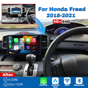 Autoradio GPS pour Honda Freed 2008-2016, Carplay, écran tactile 10 pouces, Android, multimédia, Wifi, FM/AMRDS, DSP, SWC, écran partagé - Product Image 1
