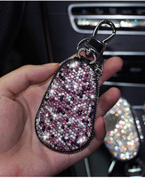 Porte-clés en cuir de diamant de voiture, nouvelle collection, 2020