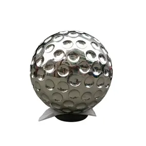 Bola de aço inoxidável de golfe, grandes clubes personalizados, esfera de golfe de metal