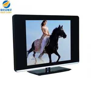 Produsen Grosir Televisi Layar Datar 15 "- 19" Inci TV LCD 17 Inci dengan DC 12V Tenaga Surya TV