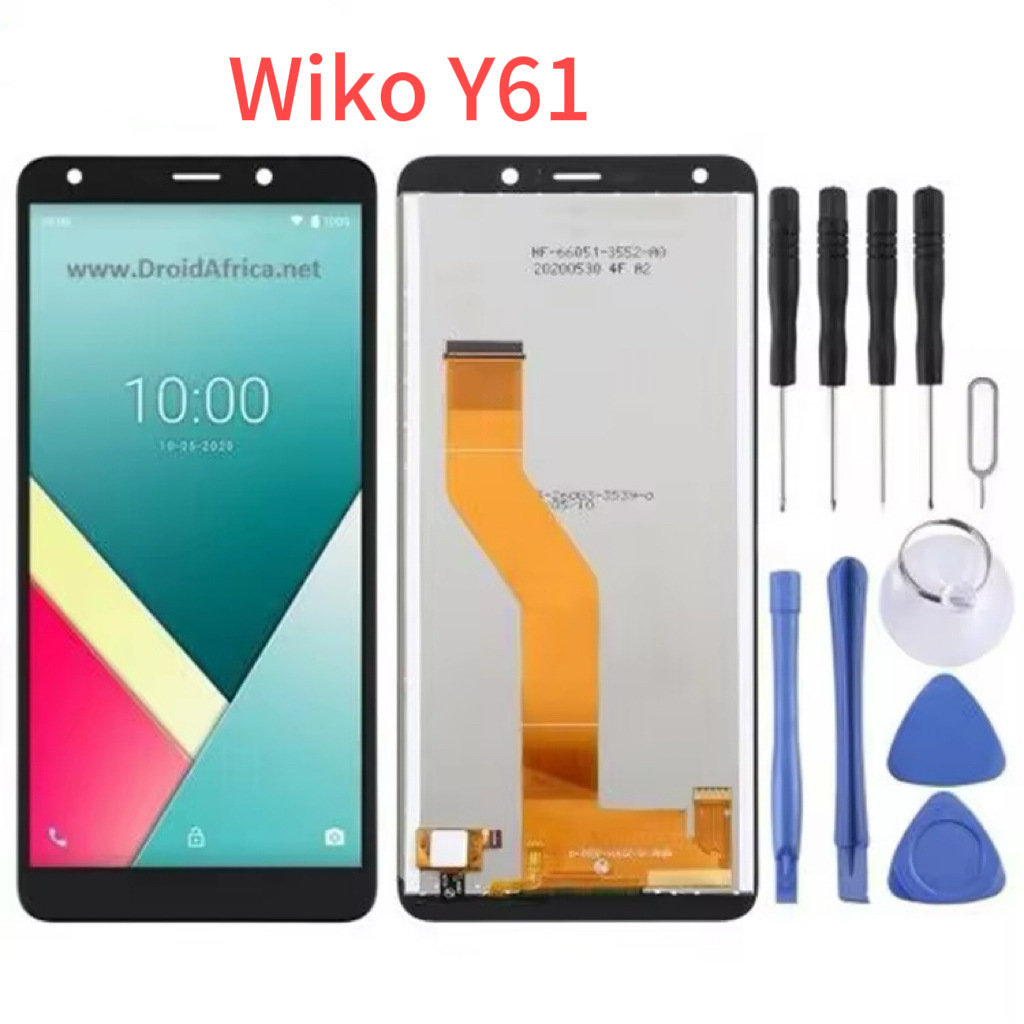100% Tested LCD <strong>Screen</strong> for <strong>WIKO</strong> Y50 Y52 Y60 Y61 Y62 Y80 Y81 Y82 <strong>Touch</strong> Digitizer Full Assembly Repair <strong>Replacement</strong> Parts
