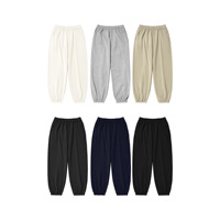Pantalon de jogging en molleton Tai Le Star Sports à taille mi-haute, motif flamme, automne/hiver, coupe ample, décontracté, doublé en molleton