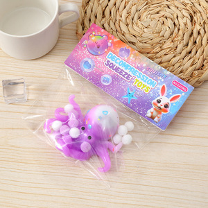 Jouet anti-stress pieuvre en TPR souple, forme réaliste, pour soulager l'anxiété, jouets à presser relaxants, vente en gros - Product Image 2