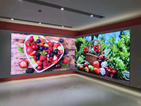 Pantalla LED Interior de Alta Definición P1.86 a Todo Color, Pantalla LED Estándar para Empalme, para Publicidad Comercial