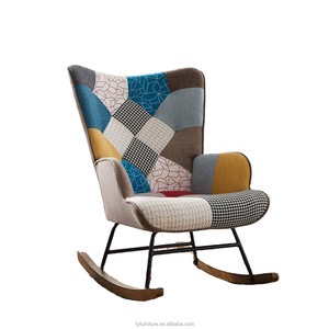 <span class=keywords><strong>Fauteuil</strong></span> à <span class=keywords><strong>bascule</strong></span> d'accent de dossier tapissé par salon de loisirs de salon moderne confortable - Product Image 3