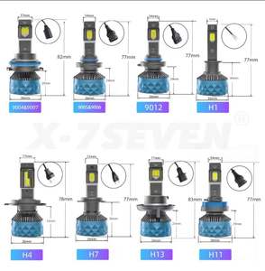 X-7SEVEN Offre Spéciale XAPOP 9004 9007 12V 190W 38000 Lumen Décodeur Intégré H1 H7 H11 Led Phare Ampoule Pour Voiture - Product Image 2