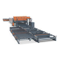 Ligne de peinture par pulvérisation de composants en acier à haute efficacité et économie de main-d'œuvre avec revêtement robotique automatique pour l'acier de construction