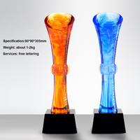 Trophée de design unique de marque Talon, gravé au laser, en cristal poli, pour récompenses sportives, marathon et événements professionnels, conception personnalisée sur mesure
