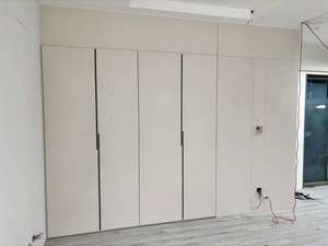 Armarios Modernos para Dormitorio, Armario Grande con Puertas Abatibles de Madera Enchapada para Villa - Product Image 2