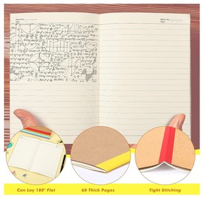 Quaderni di composizione A5 quaderni di diari colorati quaderni con copertina morbida a righe blocco note vuoto per studenti delle scuole - Product Image 6