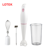 Mixeur Plongeant Électrique Portable avec Contrôle par Bouton, Boîtier en Plastique Sans BPA, Capacité 600ml, pour Smoothies, Usage Domestique, ODM