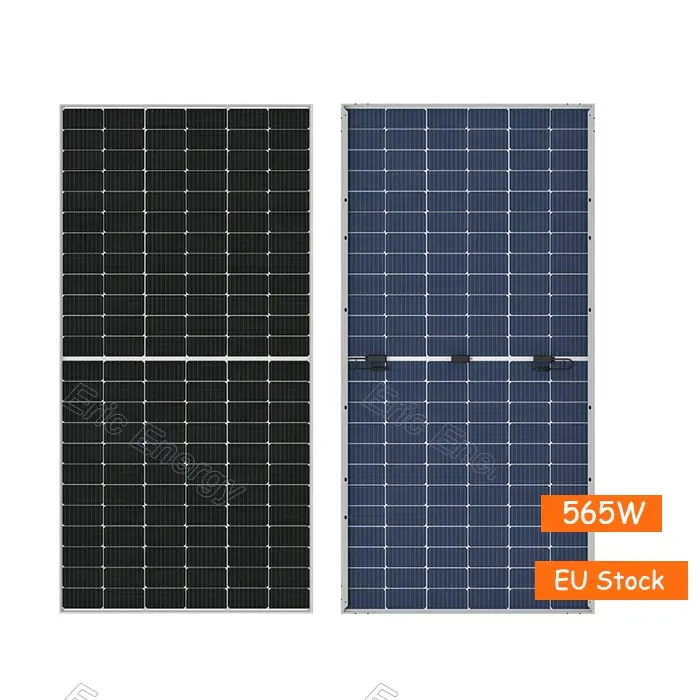 Panel solar Venta caliente Grado A envío rápido panel solar bifacial barato 540W 550W panel de energía solar