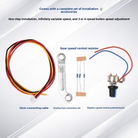 Motor de CC sin Escobillas de 12V/24V DSM-12-24 de Bajo Voltaje para Ventiladores de Mesa/Suelo/Pared