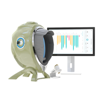 Analyseur de peau AI avec couleur et logo personnalisés, scanner facial 3D pour usage en salon, machine de test cutané de haute technologie pour salon de beauté