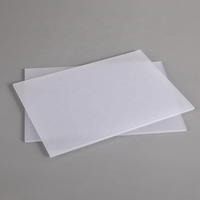 Feuilles de diffuseur de lumière en polycarbonate PC flexible en plastique givré LED opale de 1 mm 1,5 mm, panneau de film diffuseur de lumière LED