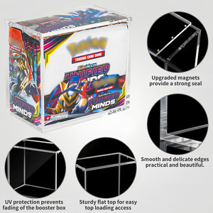 Oferta Especial: Cajas <span class=keywords><strong>de</strong></span> Exhibición <span class=keywords><strong>de</strong></span> Acrílico Transparente Moderno <span class=keywords><strong>de</strong></span> 8MM+5MM <span class=keywords><strong>de</strong></span> Grosor para Fácil Montaje, para Paquetes Booster y Cajas <span class=keywords><strong>de</strong></span> Entrenador Élite - Product Image 2