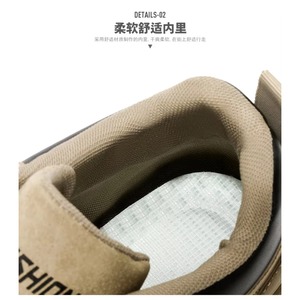 Nuevas Botas Martin Resistentes al Desgaste para Hombre, Calzado Deportivo Casual de Otoño, Zapatos de Trabajo Duraderos de Caña Baja - Product Image 4