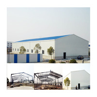 Almacén de Estructura de Acero Multiusos para Granja/Almacenamiento/Taller, Estructura de Acero Duradera con Perfil C/Z