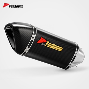 Sistema de Escape Completo de Fibra de Carbono al por Mayor de Forsound Factory para Yamaha MT09 Tracer <span class=keywords><strong>900</strong></span>, Silenciador Estilo MotoGP, Sistema Completo - Product Image 3