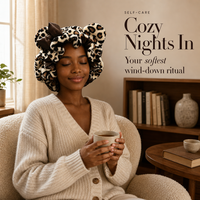 Bonnet de nuit de luxe réglable double couche en peluche avec nœud, imprimé léopard, en satin de soie réversible, pour femme, toutes saisons