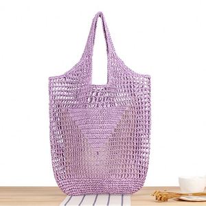 Summer Fashion Ladies Beach <b>Bag</b> Raffia Paper Rope Crochet <b>Straw</b> <b>Bag</b> for Seaside Vacation Trips Shopping and Shopping - Product Image 2