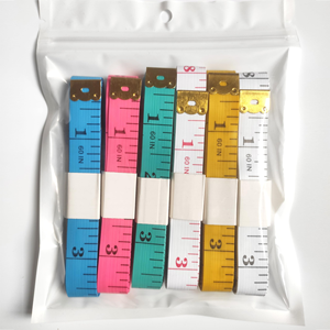 Ruban à mesurer souple et plat pour couture, plusieurs couleurs, 1,3 cm x 1,5 m, pour mesurer le corps, mini mètre centimétrique - Product Image 4