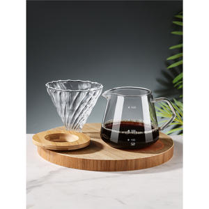 H21 เครื่องชงกาแฟแบบกรองแก้ว ขนาด 11.5 ซม. ทำจากแก้วบอโรซิลิเกต ปราศจากสารตะกั่ว สำหรับการชงกาแฟแบบดริป - Product Image 3