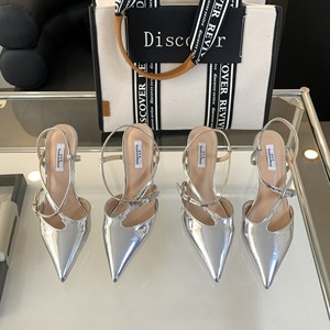 Nouvelles Chaussures Simples pour Femmes, Collection Automne 2025, Modèle à Talons Hauts Fins et Pointus avec Sangles Antidérapantes, Idéales pour l'Extérieur en Été – Vente Flash Usine - Product Image 2
