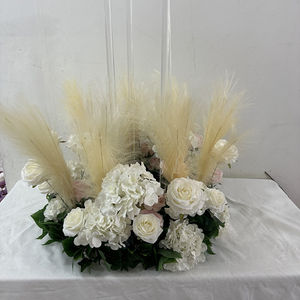 Decoración de Candelabros Personalizados GreenLife para Bodas, Corona de Hierba de Pampas, Arreglo Floral - Product Image 2