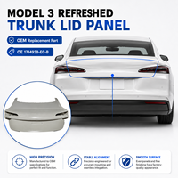 Couvercle de coffre LinTech pour Tesla Model 3 Highland 1714928-EC-B, remplacement compatible OEM, fournisseur d'usine en gros