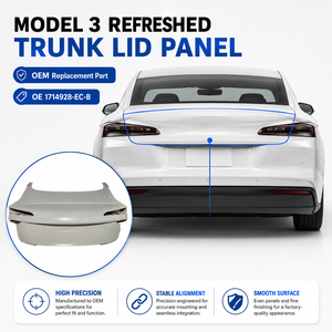 ฝากระโปรงท้าย LinTech สำหรับ <span class=keywords><strong>Tesla</strong></span> <span class=keywords><strong>Model</strong></span> <span class=keywords><strong>3</strong></span> Highland 1714928-EC-B อะไหล่แท้ตรงรุ่น ขายส่งจากโรงงาน - Product Image 5