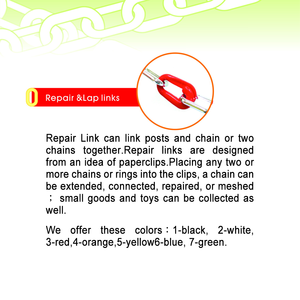 Cadena de un solo eslabón Clips de red de fútbol Plástico multicolor Buena calidad 6mm Plano TW Industria general 42mm 306 para porterías de fútbol 23mm - Product Image 4