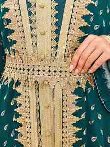 Vestido Cardigan Musulmán de Dubái para Mujer, Abayas Elegantes, Ropa Islámica Árabe de Turquía, Túnica Caftán, Vestido de Noche para Fiesta Saudí - Product Image 3