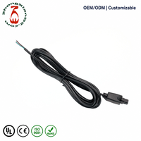 Câble Pigtail Molex Micro-Fit 3.0 4 broches à âme en cuivre, isolé en PVC, 12V/24V, longueur personnalisée, avec connecteurs moulés