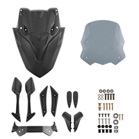 Pare-brise de moto XXUN, panneau avant pour Yamaha NMAX125 NMAX155 NMAX 125 155 2021 2022 2023 2024