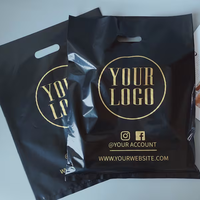 Sacs Plastiques Personnalisés de Détail Découpés Écologiques avec Logo, Impression Héliogravure, Vente en Gros
