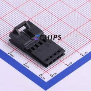 103653-3 Housing (Wire-to-Board / Wire-to-Wire) P=2.54mm Connector 1x4P 2.54mm 1 4 - Product Image 1