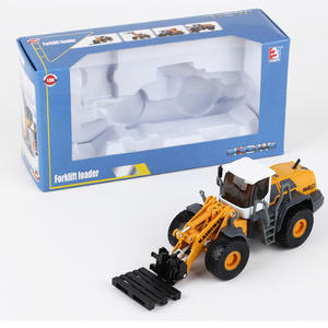 1:50 Schaal Die-cast Speelgoedvrachtwagen Heftruck Metalen Bulldozer Modelvoertuig Legering Truck - Product Image 3