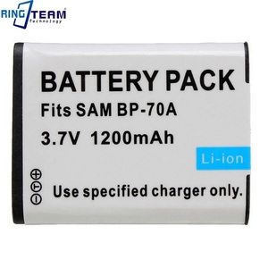Batería para Cámara Samsung <span class=keywords><strong>ES65</strong></span> ES67 ES70 ES73 ES75 ES80 ST72, Paquete de Baterías BP-70A BP70A BP 70A, Baterías Digitales - Product Image 2