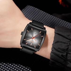 Montre-bracelet carrée Skmei 9316 pour homme, affichage automatique de la date, mouvement à quartz, étanche 30 mètres, montre de sport et de mode pour homme - Product Image 4