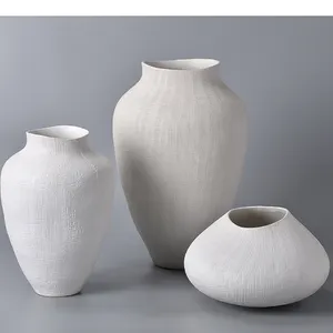 Cilindro opaca di stile dell'annata giardinaggio decorazione vasi in ceramica/da sposa prodotti per la casa vasi di fiori