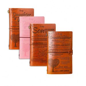 Premium Custom Travel Notebook Engraved Leather Cover 100 Sheets Hardcover <b>Journal</b> Personalized Gift Son Family Memento A5 - Product Image 1