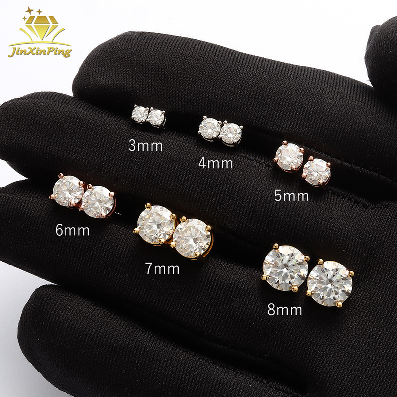 HipHop Style Charm Earrings Silver Gold