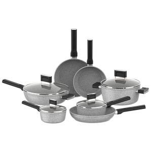 Juego de Ollas y Sartenes de Cocina <span class=keywords><strong>ASD</strong></span>, Cacerola Antiadherente de Aluminio, Sartén para Salsas - Product Image 1